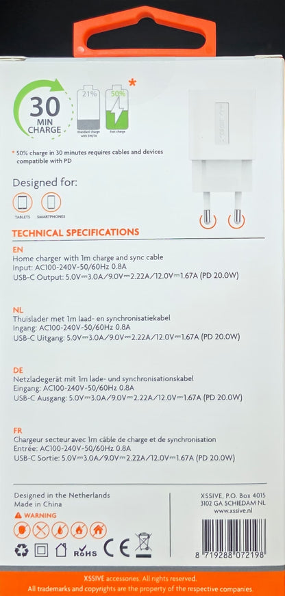XSSIVE | Power Adapter 20W PD
